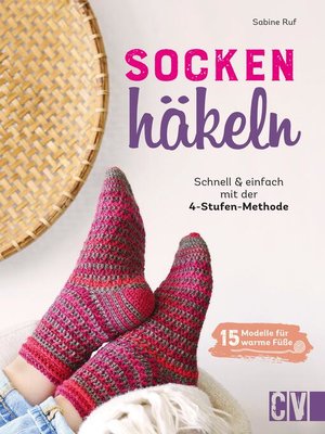 cover image of Socken häkeln--Schnell und einfach mit der 4-Stufenmethode